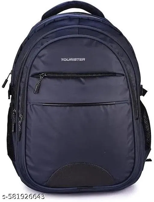 Polyester Backpack for Men & Women, Blue