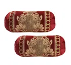Jute Printed Bolster Covers 