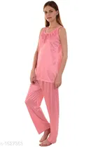 Satin Nightsuit Set for Women 