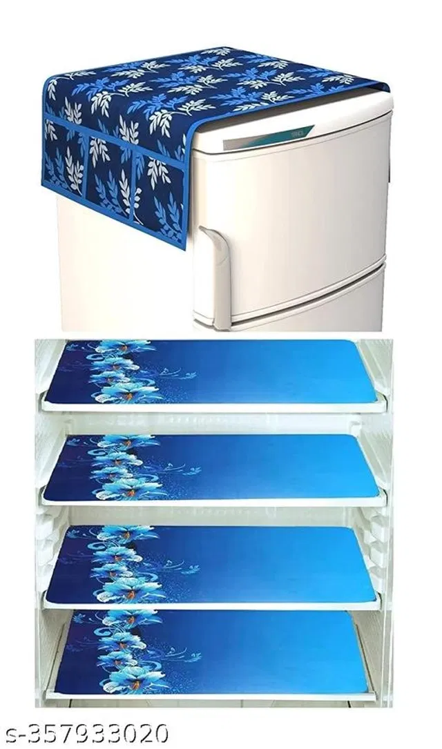 Fridge Cover Set (Multicolor, Set of 5)