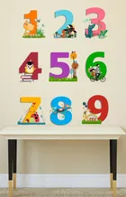 Kids Numbers Self Adhesive Wall Stickers