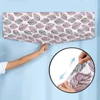 Polyester Elastic Fitted Stretchable Adjustable Printed Cover for 1 & 1.5 ton Split AC 