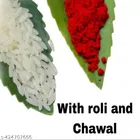 Handmade Designer Rakhi with Roli Chawal 