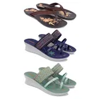 Flats with 2 Pairs Heels for Women 