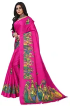 Art Silk Printed Saree for Women 