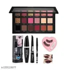 Eye Shadow Palette & 3 in 1 Eye Liner with Eye Lashes 