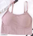 Cotton Blend Bra for Women, Peach 