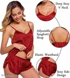 Satin Nightdress Set for Women 