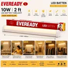 Eveready 10W 2 ft Batten Tubelight [3000K, Yellow]