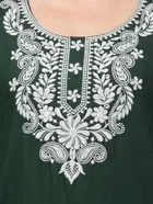 Cotton Embroidered Short Kurti for Women 