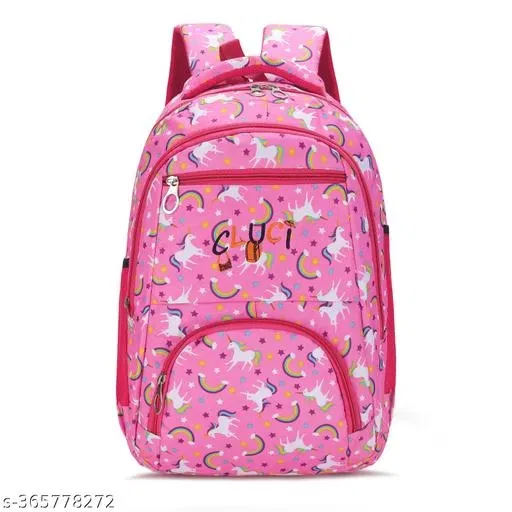 Nylon Backpack Bag, Pink