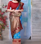 Art Silk Printed Saree for Women 