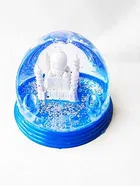 Taj Mahal Show Piece In Water Glitter 