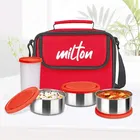 MILTON Steel 4 Container Lunch Box 