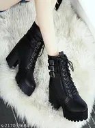 Shoetopia Girls Boots Black Size 14-15 Years