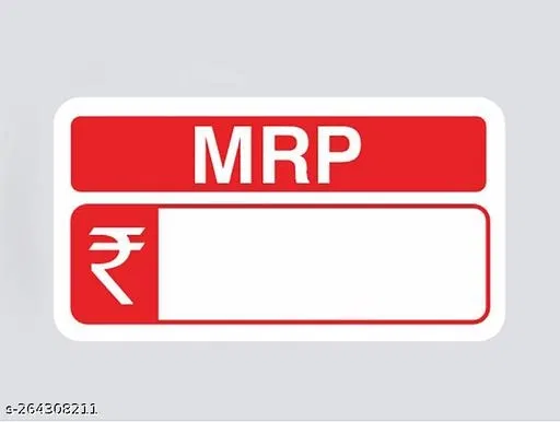 MRP Stickers for Packaging (Multicolor, 3.7x2 cm) (Pack of 500)