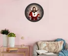Jesus Analog Wall Clock, Medium [11" × 11"], Plastic 