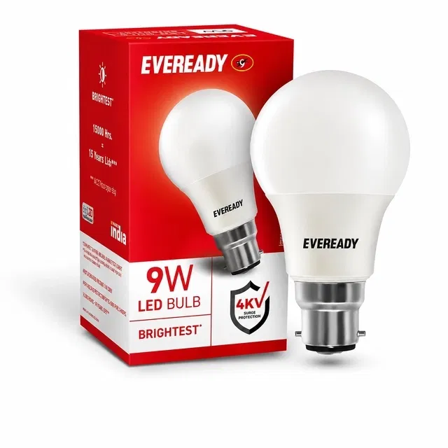 एवररेडी 9W  B22 Led बल्ब, वाइट