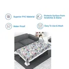 PVC Printed Waterproof Rectangle 4 Seater Table Cloth 