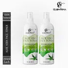 Glowrima 100% Natural Aloe Vera Toner For Cleansing & Refreshing Skin Pore Tightening Toner With Spray (200 ml, Pack Of 2) (G-1487)