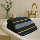 CottonBolls Terry Cotton Bath Towel 340gsm Dark Blue 70x140cm