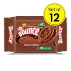 Sunfeast Bounce Choco Creme Biscuit 12X62 g (Pack Of 12)