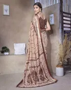Linen Printed Saree for Women 