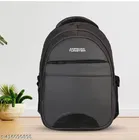 Polyester Backpack for Men & Women, Black