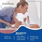 एवेलांस बेबी वाइप्स विद लिड - 72 वाइप्स