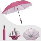 Newest Bottle Umbrella  Windproof Double Layer Cover for UV Protection & Rain | Outdoor Car Umbrella for Women & Men 