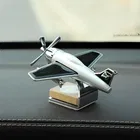 Dhairya Creation Silver Solar Glider Airplane Perfume for Car Dashboard Decoration- Pack of 1