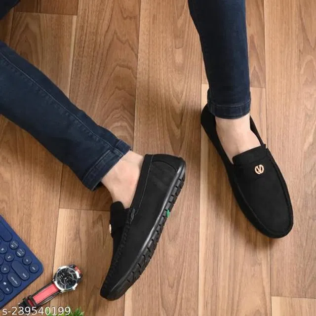 Loafers for Men (Black, 7)