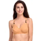 Cotton Non Padded Feeding Bra for Woman (Gold, 30)