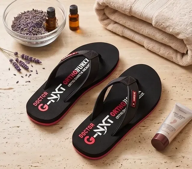 Slippers for Men (Black, 7)