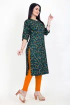 A-Line Crepe Kurti for Women 
