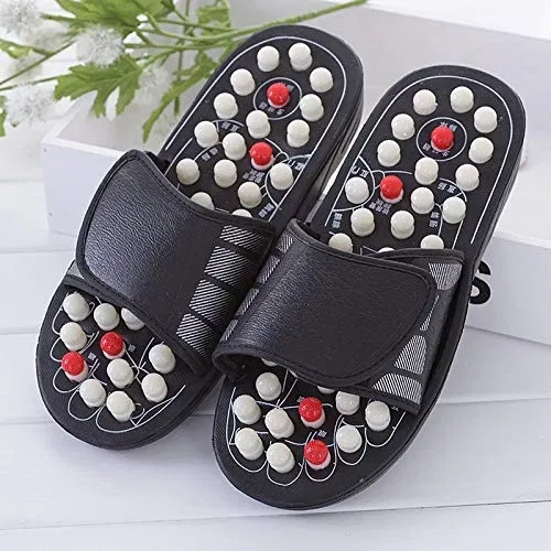 Acupressure and Magnetic Therapy Accu Paduka Slippers Foot Massager for Full Body Blood Circulation Slippers Foot Massager For Men and Women (Unisex, Free size)