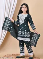 Cotton Kurta Set for Girls 