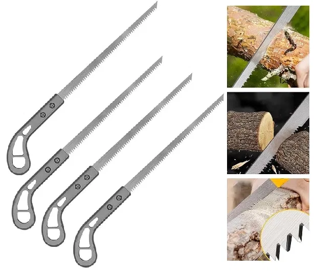 Stainless Steel Small Hand Saw for Gardening (Grey, Pack of 4)