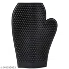 Rubber Bathing Glove for Pet (Black)