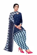 शारदा क्रिएशन क्रेप फ्लोरल प्रिंट सलवार सूट अस्टीचड 