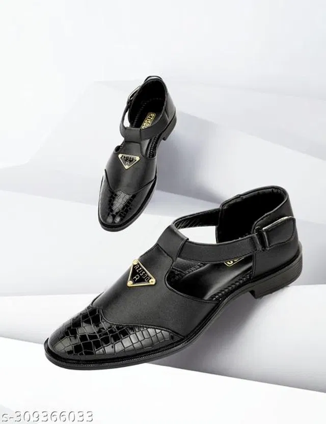 Sandal for Men (Black, 6)