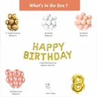Pastel Theme 8th Birthday Balloon Decoration Kit , Multicolor, Pack Of 64