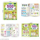 Little Explorers WORLD Fun Activity Edition with Stickers + 500 Math Activity Book Age 5+ – Set of 2 Engaging and Educational Books for Young Learners