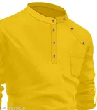 Solid Cotton Kurta Set for Boys 