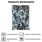 KANUSHI Industries® Microwave/Oven Top Cover with 4 Utility Pockets + 1 Pc Top Load Fully Automatic Washing Machine Cover 