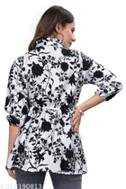 Three-Quarter Sleeves Top for Women 