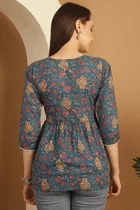 Cotton Printed Top for Women 