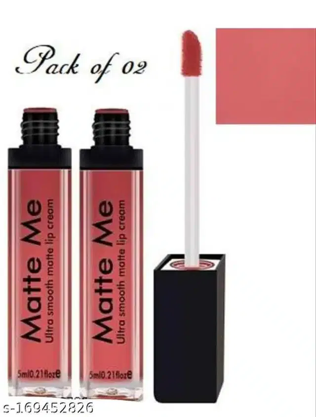 Matte Me Liquid Lipsticks (Nude, Pack of 2)