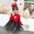 Cotton Blend Frock for Girls 