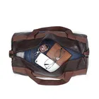 PU Leather Gym Bag with Shaker Bottle 